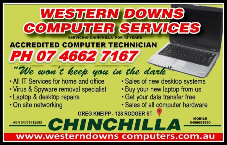 Western Downs Computer Services 19yrs in service