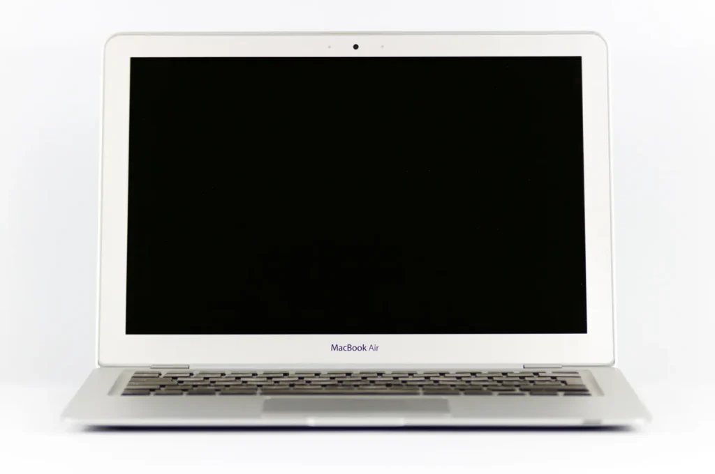 Computer screen showing a security menu